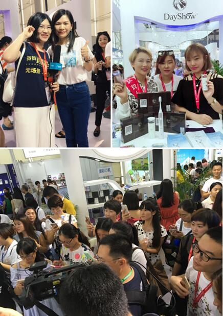 广州美博会,DayShow成为了全场的焦点和亮点(图1)